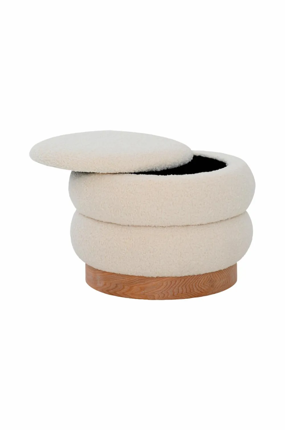 Nordic Furniture Group Puffer & Fodskamler>Puf med opbevaring Tilde Beige