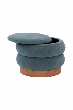 Nordic Furniture Group Puf med opbevaring Tilde Blå Hot