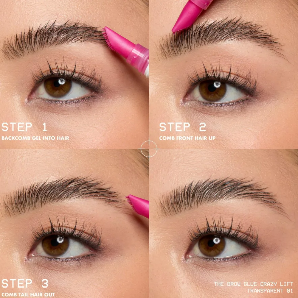 NYX Professional Makeup The Brow Glue Crazy Lift 01 Transparent Discount