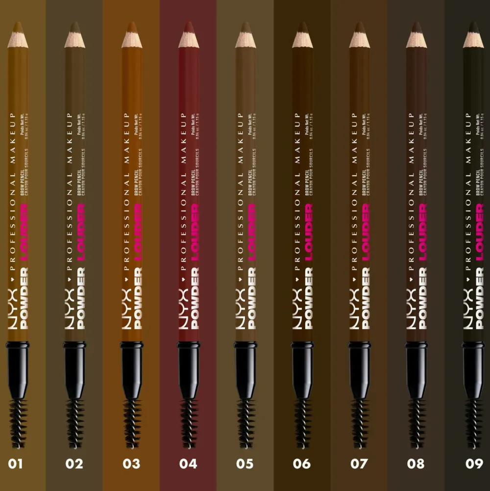 NYX Professional Makeup Øjenbryn>Powder Louder Brow Pencil 09 Black