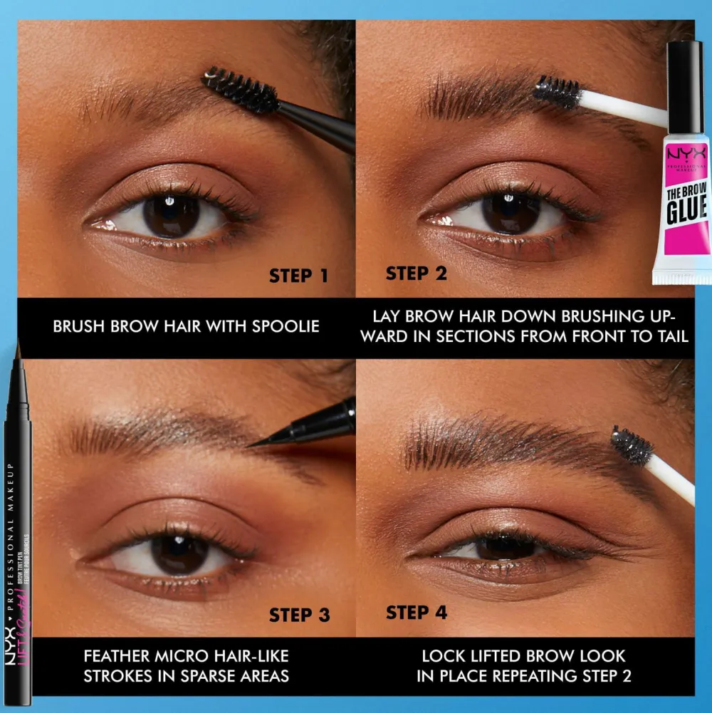 NYX Professional Makeup Øjenbryn>Lift N Snatch Brow Tint Pen 04 Soft brown