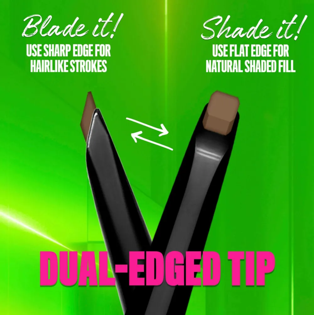 NYX Professional Makeup Blade & Shade Brow Pencil 12 Black Discount