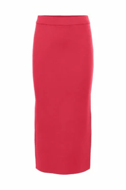 Object Nederdel objReynard HW Knit Skirt E AW Fair Karanda red Best