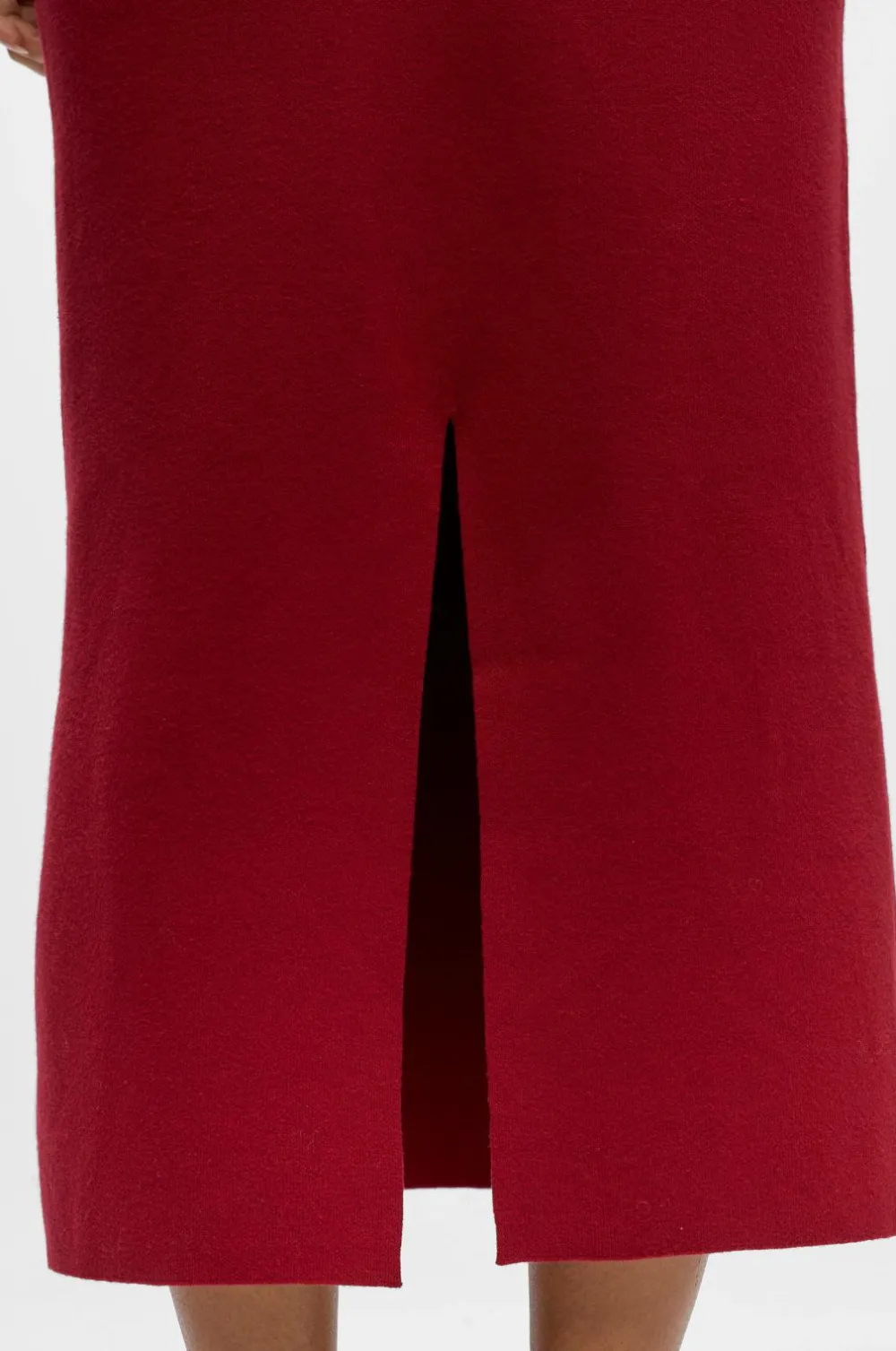 Object Nederdel objReynard HW Knit Skirt E AW Fair Karanda red Best