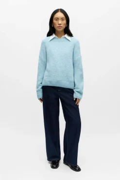 Object Trøjer & Cardigans>Pullover objSaggia Winter sky