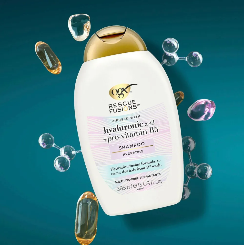 Ogx Hår|Hår>Rescue Fusions Hyaluronic Acid Shampoo 385 Ml No Color