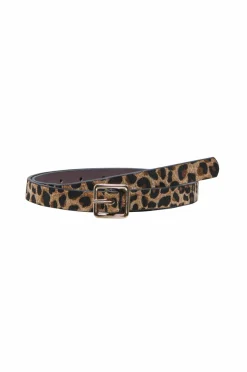 Only Bælter>Bælte onlLeo Hairy PU Jeans Belt Acc Walnut