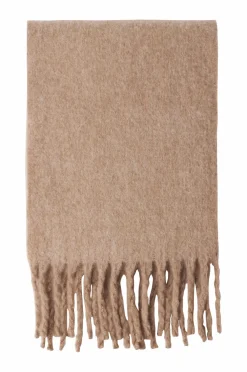Only Tørklæder & Halstørklæder>Halstørklæde onlBea Wool Fringe Scarf Irish cream
