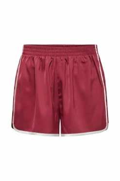 Only Shorts>Shorts onlAbella Life MW Sporty Shorts Pnt Ruby wine