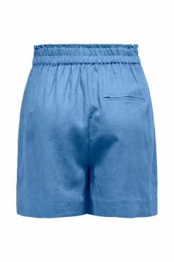 Only Shorts onlTokyo HW Linen Blend Shorts Azurine Outlet