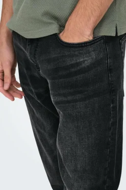 ONLY & SONS Jeans onsWeft Reg. WB 4101 Pim Dnm Washed black New