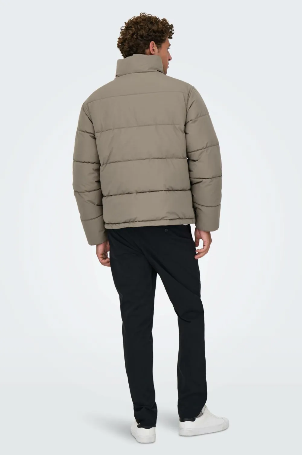 ONLY & SONS Pufferjakke onsPack Life Puffer Otw Walnut Best