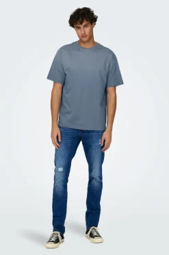 ONLY & SONS T-shirt onsFred Rlx SS Flint stone Sale