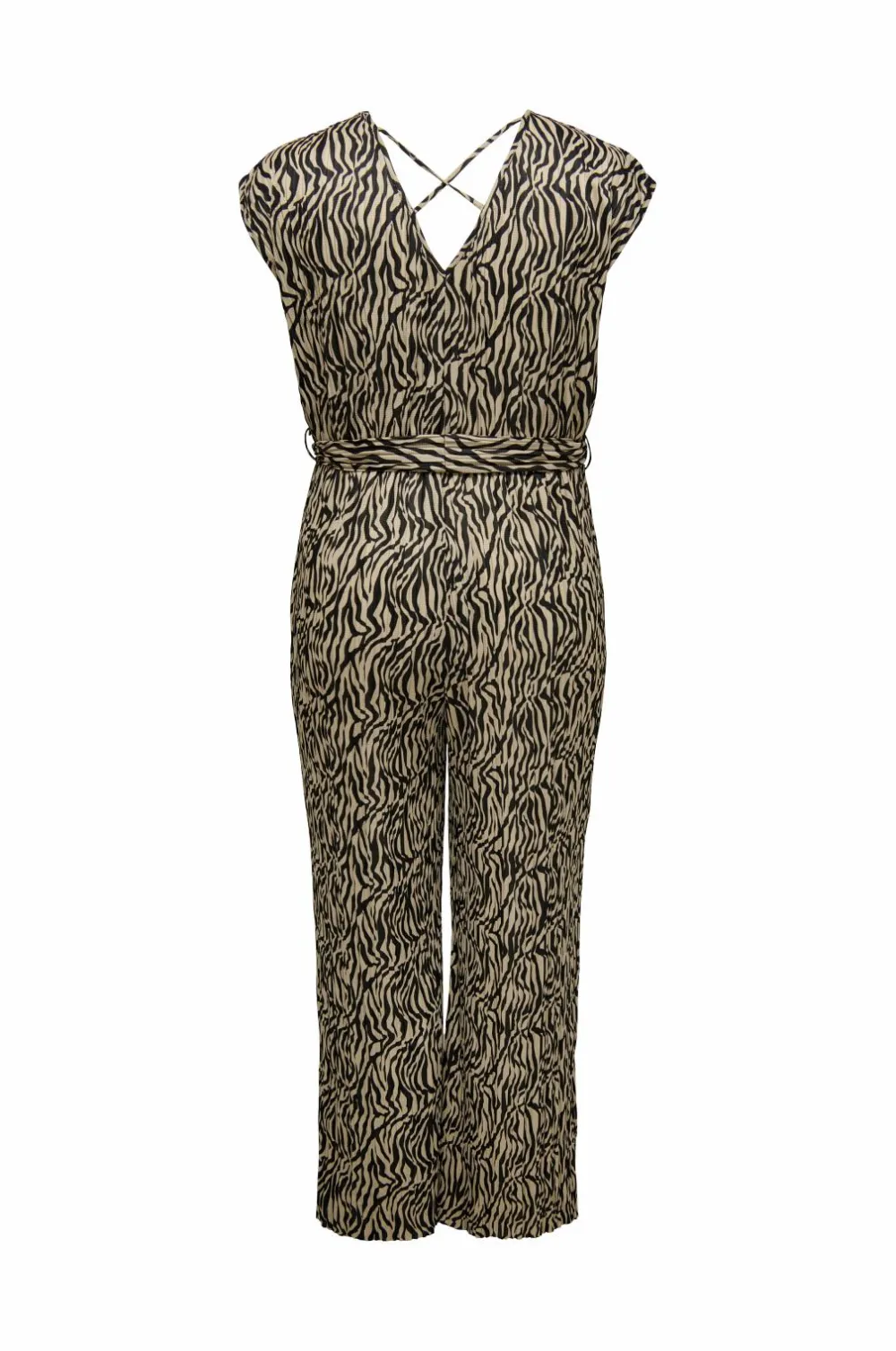 Only Carmakoma Jumpsuits & Buksedragter>Buksekjole carSafari Life S/L Jumpsuit Jrs Bone white