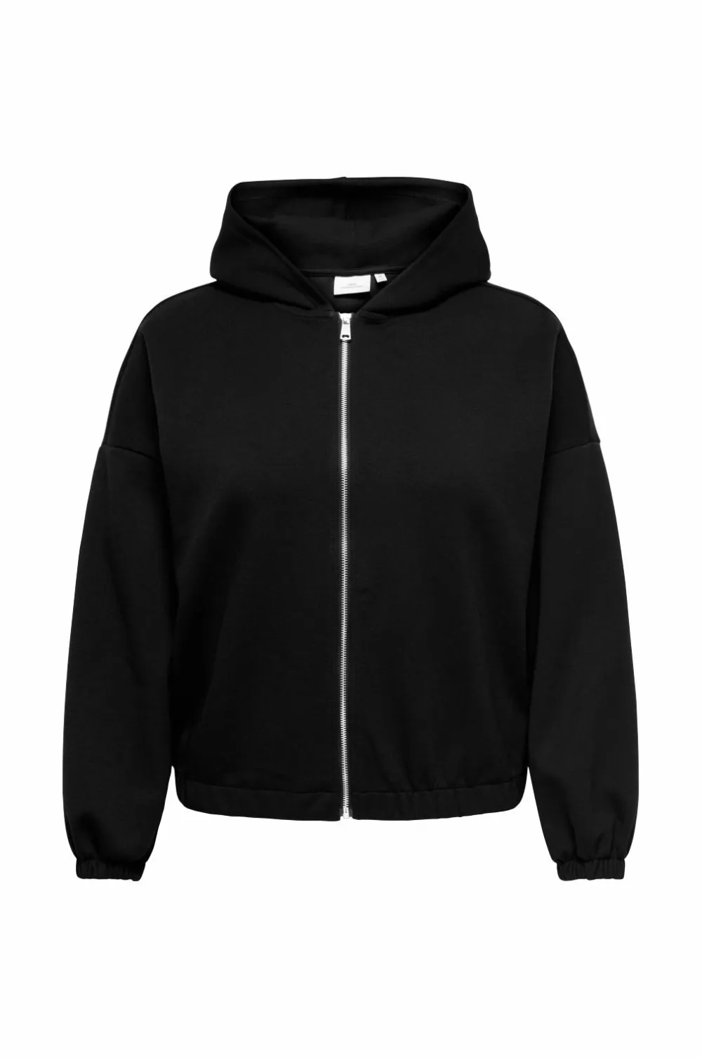 Only Carmakoma Hættetrøje carScarlett LS Elastic Zip Black Best