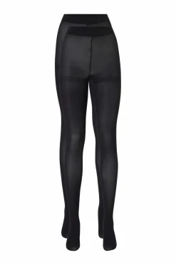 Only Carmakoma Strømpebukser carSaga 40 Den Tights 2-pak Black Sale