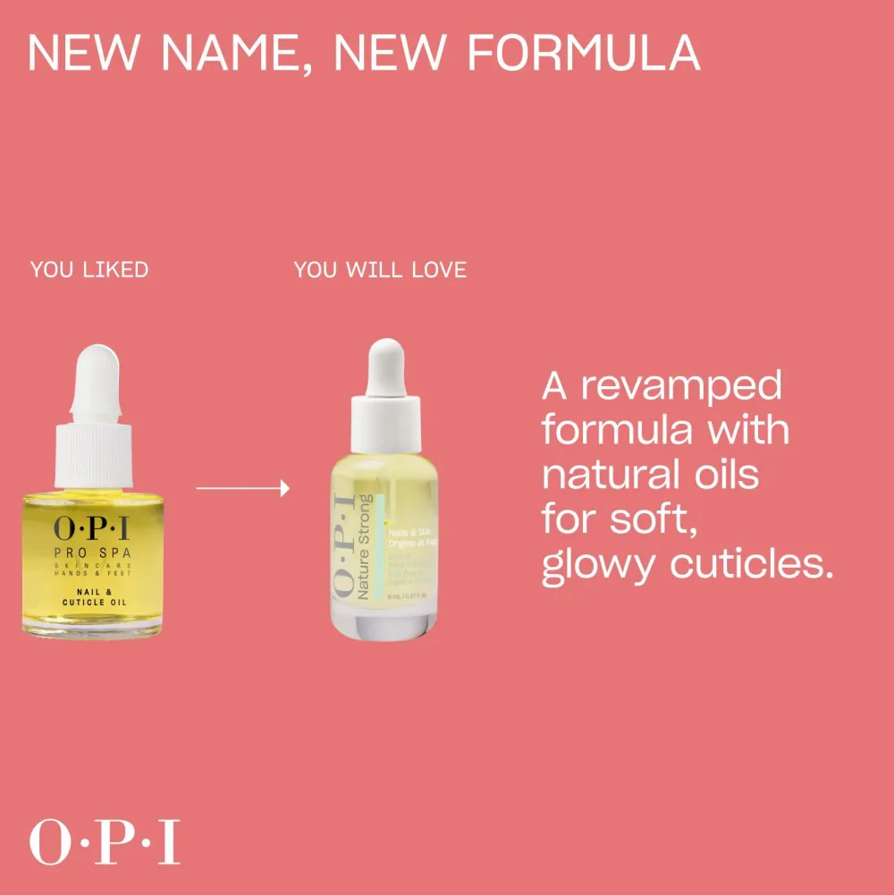 OPI Nature Strong Glow Up Nail & Cuticle Oil 8 Ml Hot