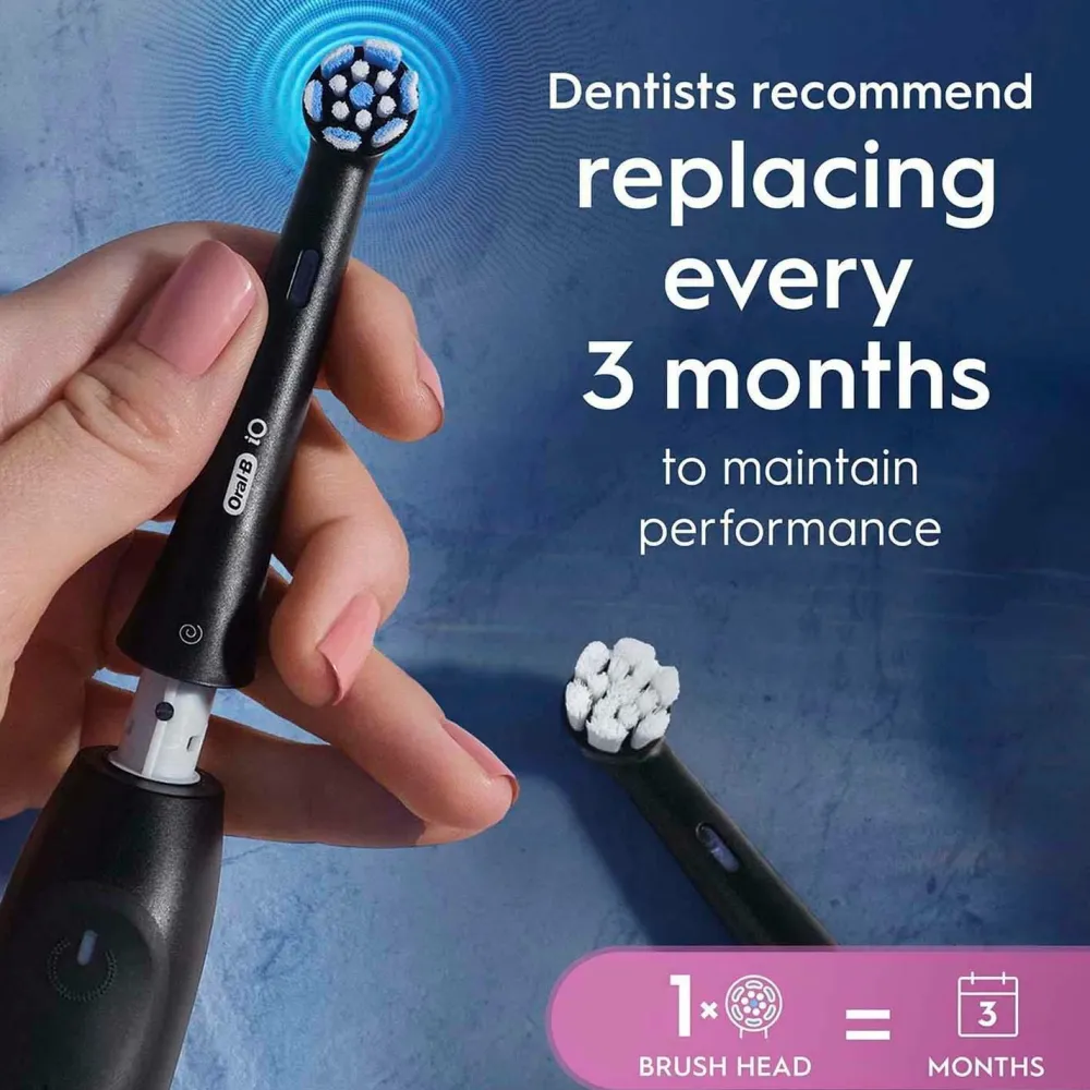 Oral B Tandpleje>Børstehoved iO Gentle Care Black 6-pak No color