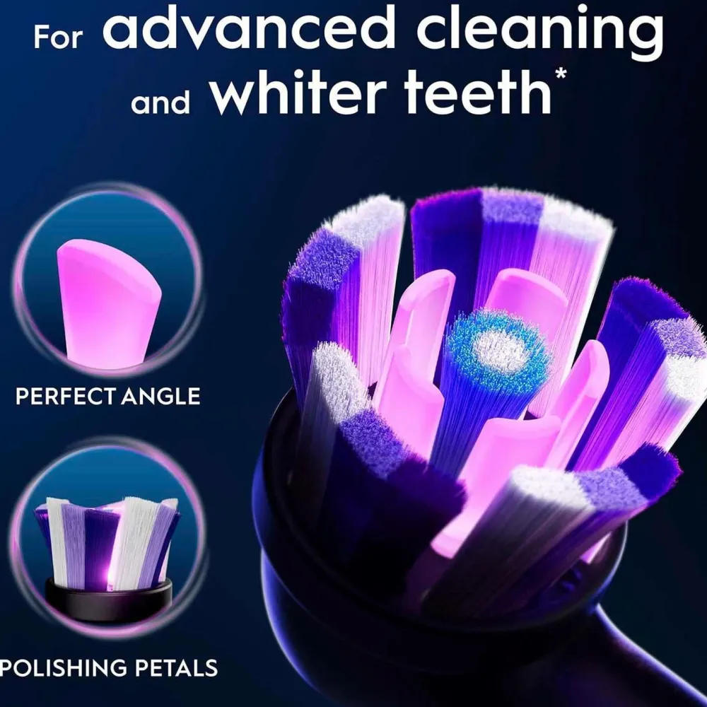 Oral B Børstehoved iO Radiant White Black 3-pak No color Discount