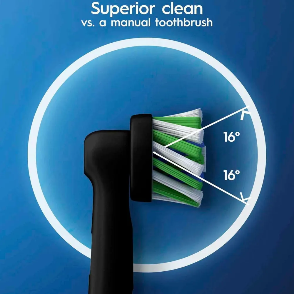 Oral B Tandpleje>Børstehoveder Cross Action Black 3-pak No color
