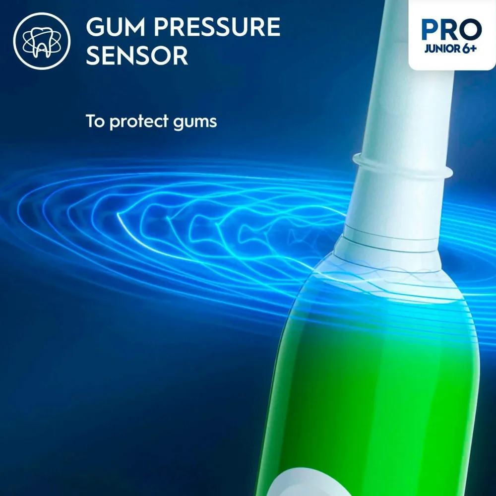 Oral B Tandpleje>Elektrisk tandbørste Junior SUT Green