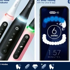 Oral B Tandpleje>Eltandbørste iO5 Duo Black UCB / White SC