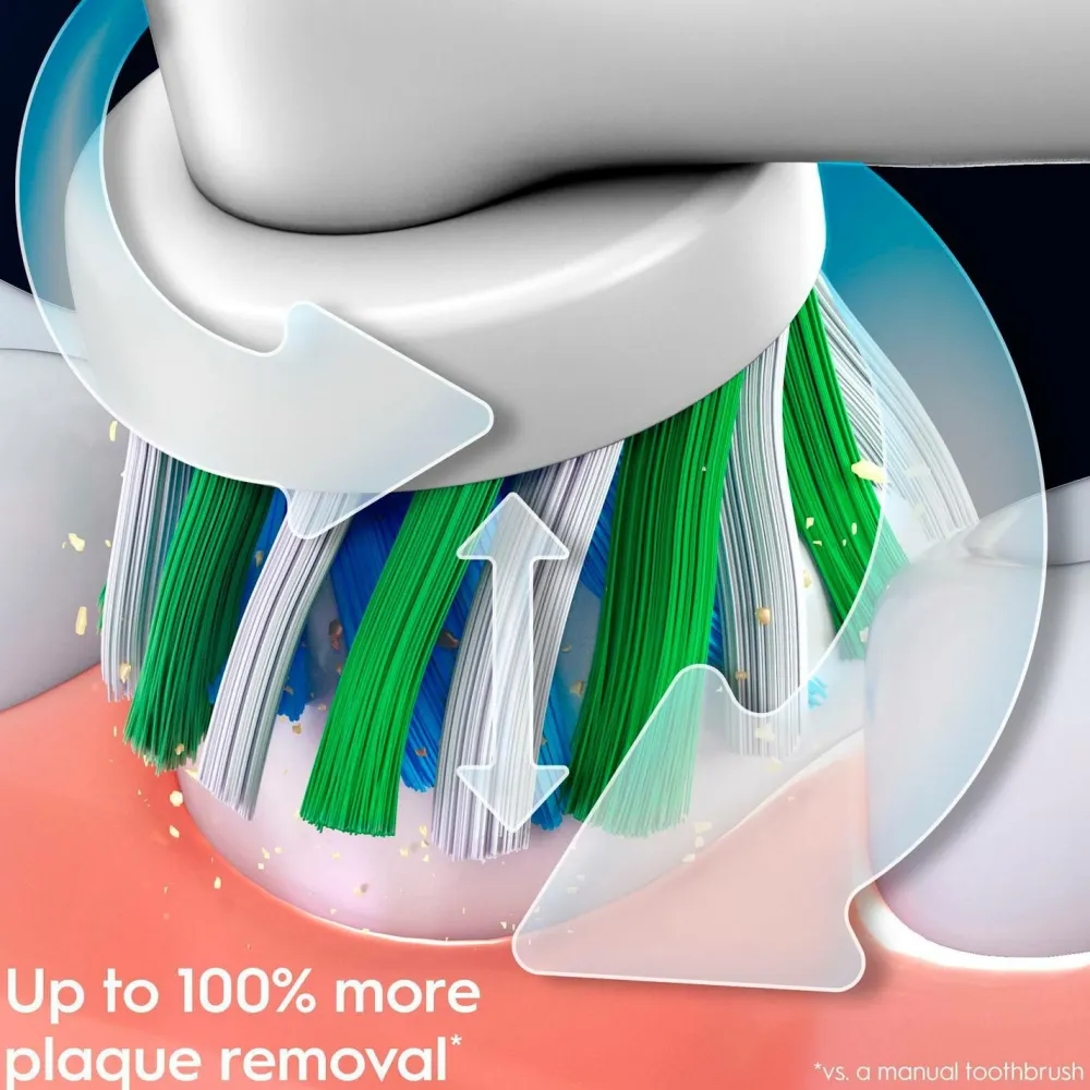 Oral B El-tandbørste Pro1 Turquoise + Ekstra Refill No color Outlet