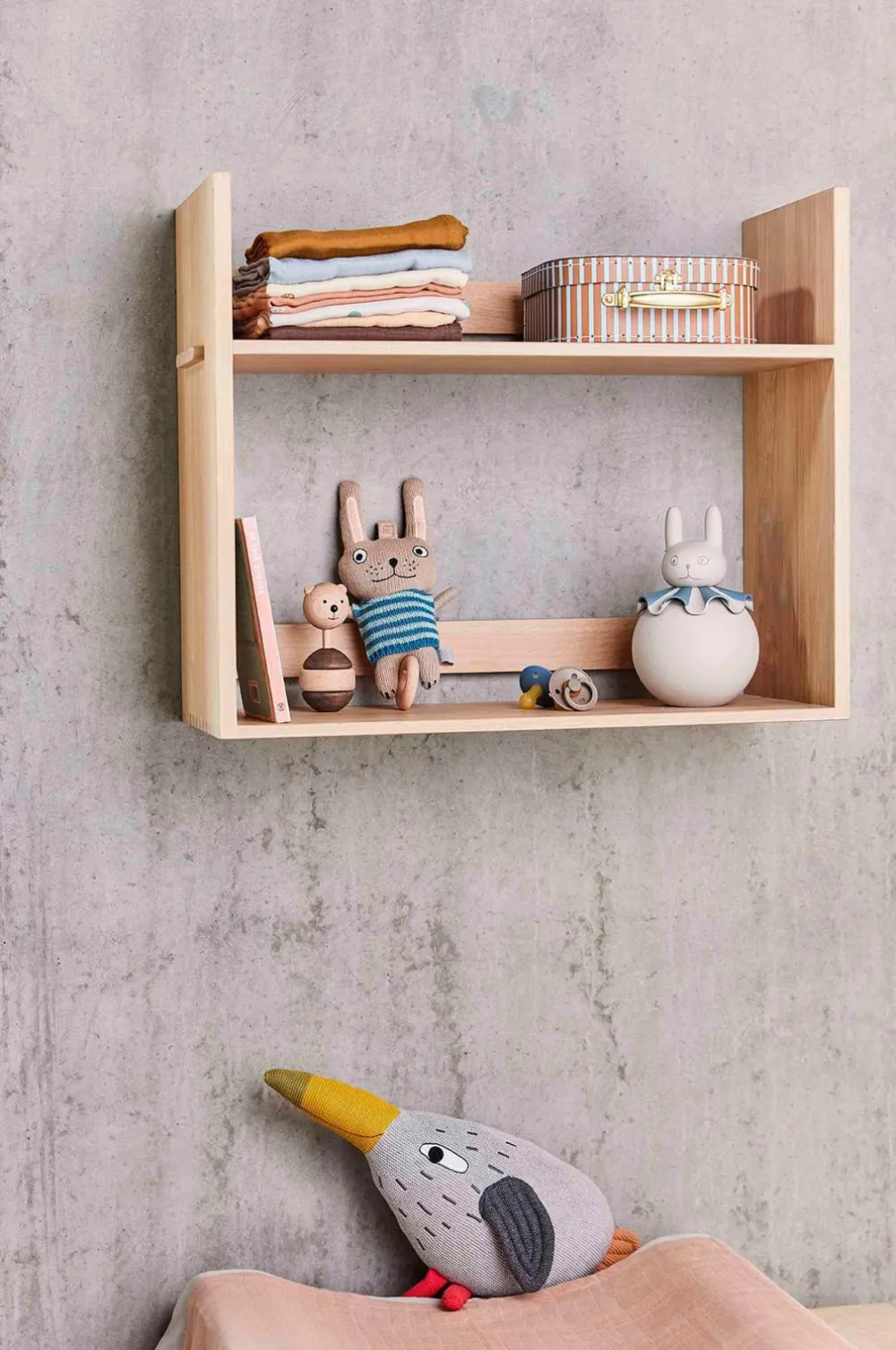 OYOY Living Design Børnelamper>Natlampe Mini Offwhite / Blå