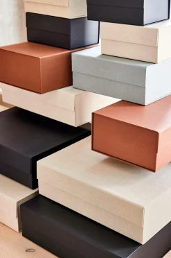 OYOY Living Design Børnemøbler|Småopbevaring>Opbevaringsboks - A5 Hako Ler melange