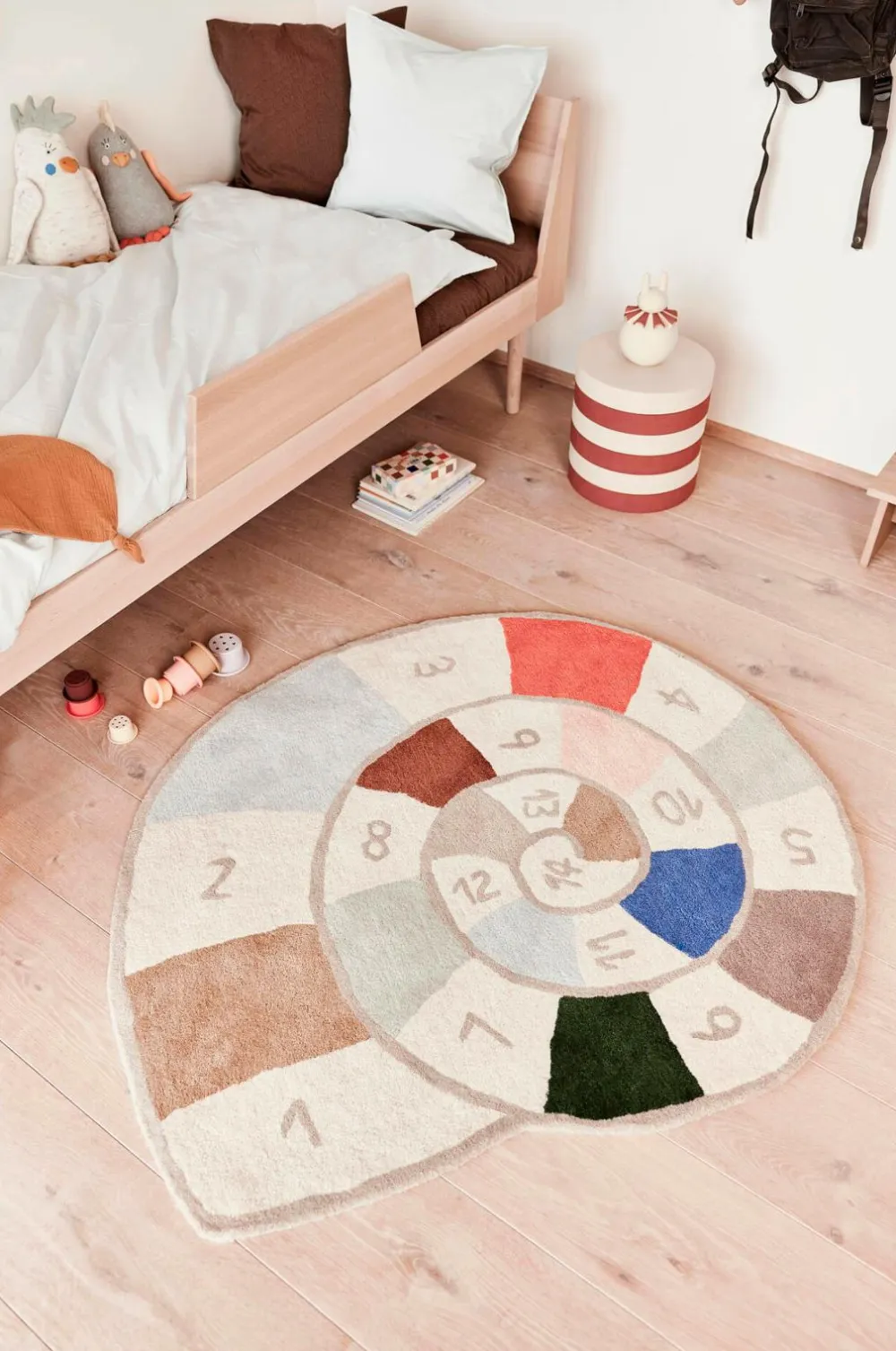 OYOY Living Design Børnegulvtæpper>Tæppe Nautilus Hopscotch Multi