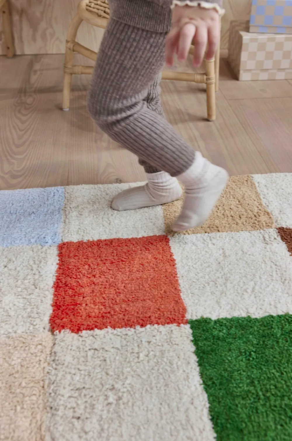 OYOY Living Design Bomulds- & Kludetæpper>Tæppe Chess Multi