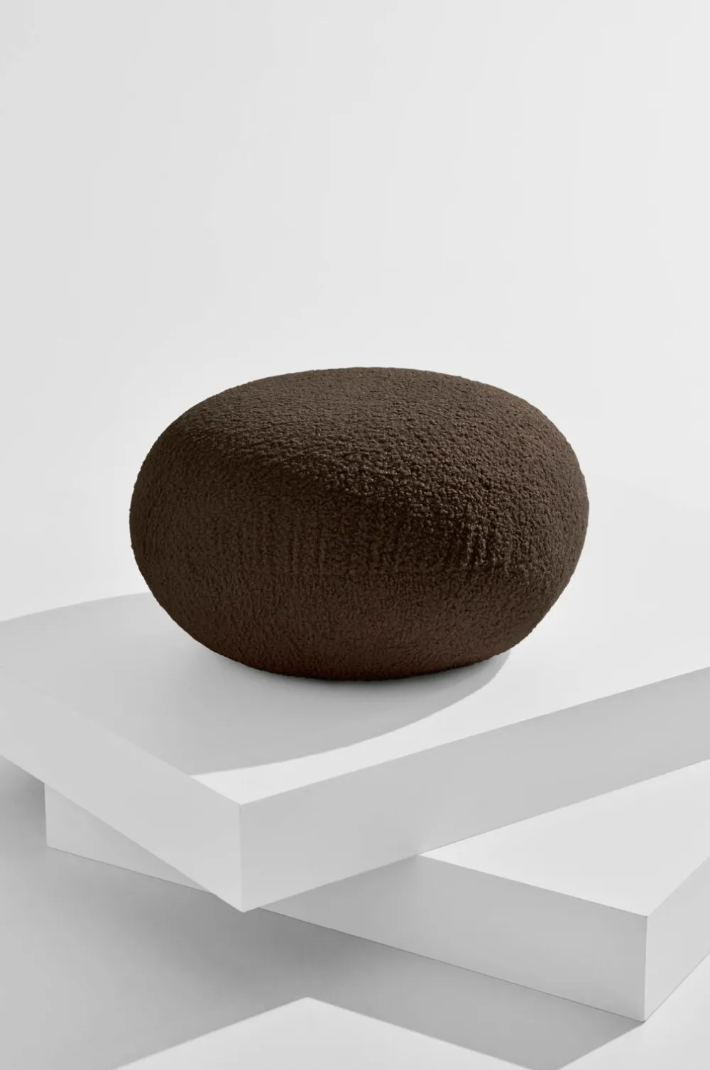 Pastill Puffer & Fodskamler>Bloom puff ø 72 cm Chokoladebrun