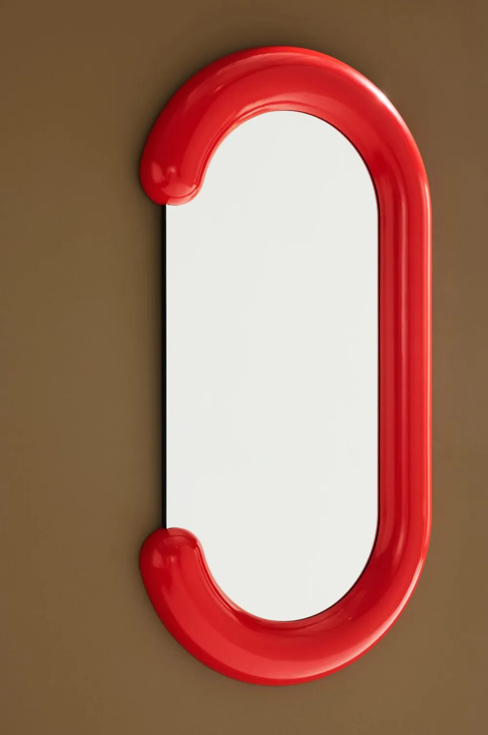 Pastill Spejle>Fred spejl 95x50 cm Rød
