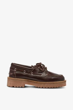 Pavement Loafers>Loafers Alvina Plateau Brown/white 777