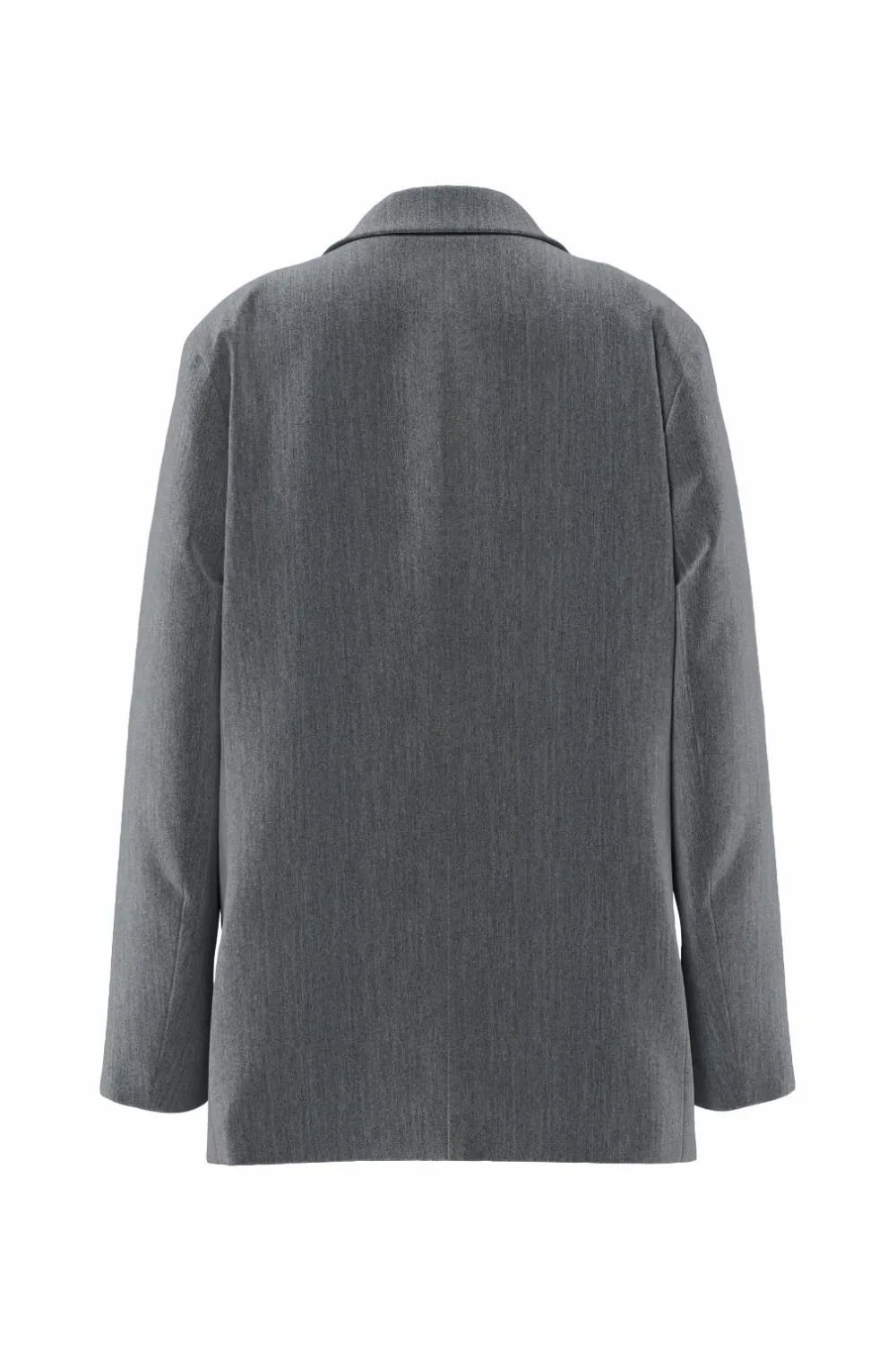 pieces Habitjakke pcKamil LS Loose Blazer Noos BC Dark grey melange Hot