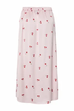 pieces Nederdele>Maxi nederdel pcMikela HW Ankle Skirt Wvn Kca Pink-a-boo