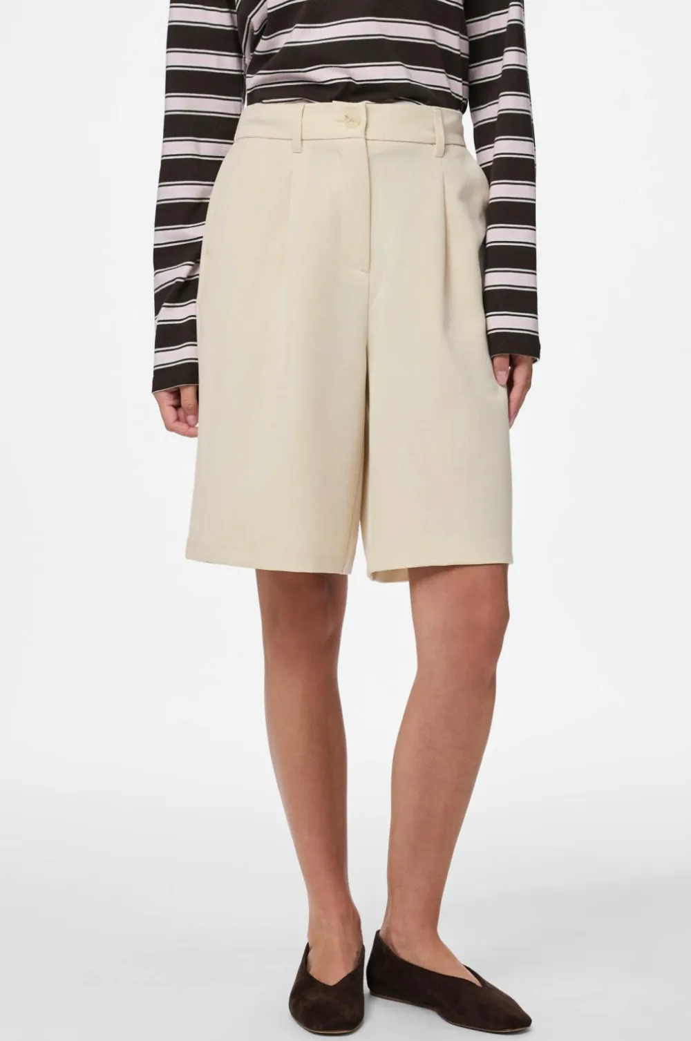 pieces Shorts>Shorts pcKamil HW Shorts Sandshell