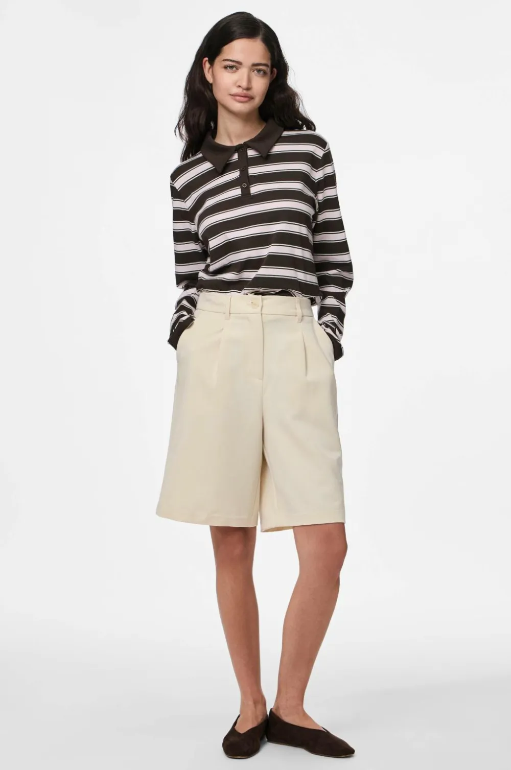 pieces Shorts>Shorts pcKamil HW Shorts Sandshell