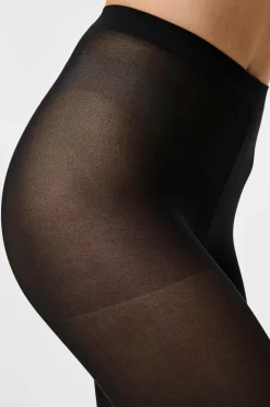 pieces Strømpebukser>Strømpebukser pcNew Nikoline 40 Den Tights 2-pak Black