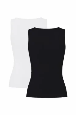pieces Tanktop pcAmelia 2-pak Black Outlet