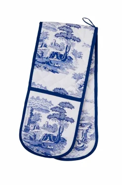 Pimpernel Ovnhandske dobbelt Blue Italian Blå/hvid Discount