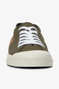 Polo Ralph Lauren Kondisko Low Top Lace Canopy Olive/Orange Pp Outlet