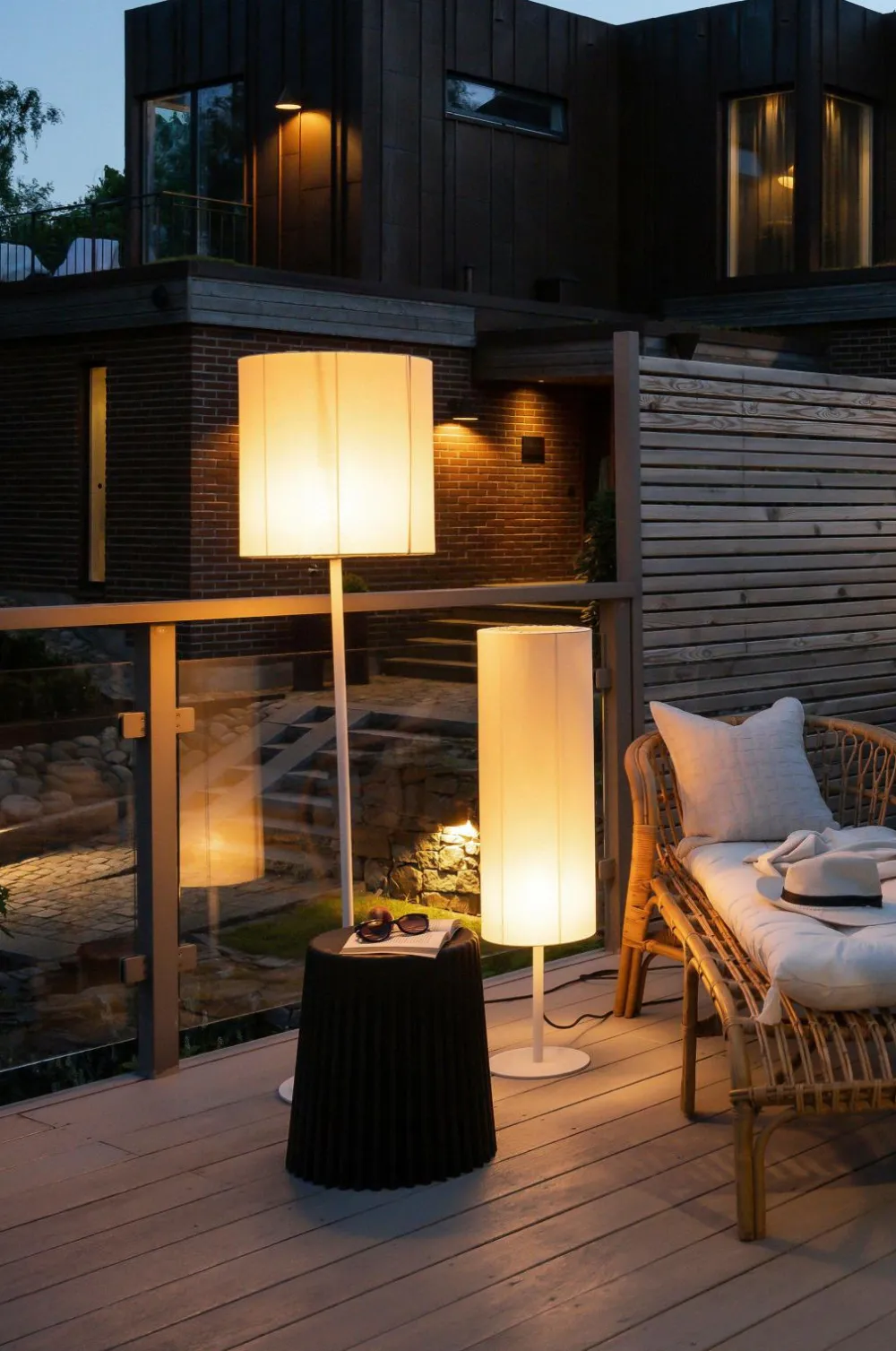 PR Home Udendørsbelysning>Gulvlampe Agnar 156cm Beige