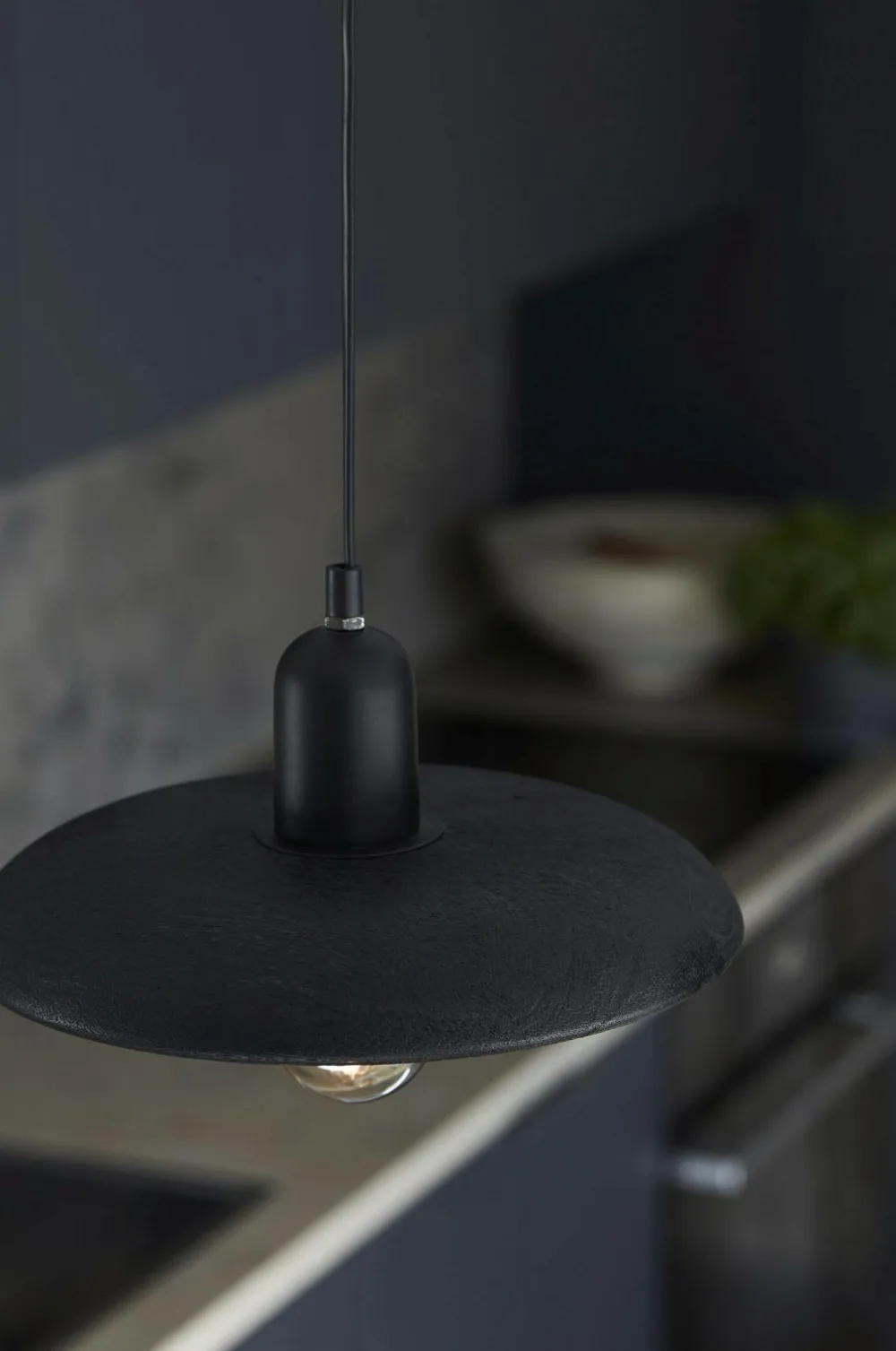 PR Home Loftlampe/Pendel Bliss 28 cm Black Rustic New