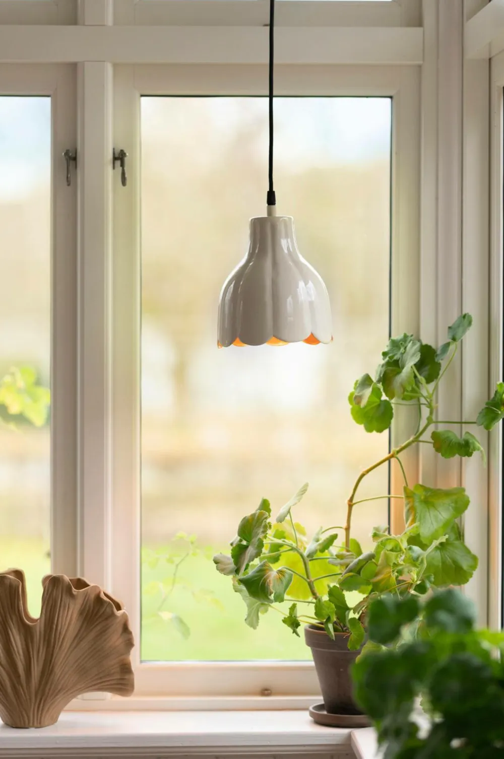 PR Home Pendler>Loft/vindue Tulippa 17 cm Beige