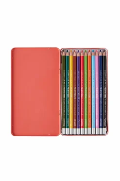 PRINTWORKS 12 Colour pencils - Aquarelle Patchworkmønster New