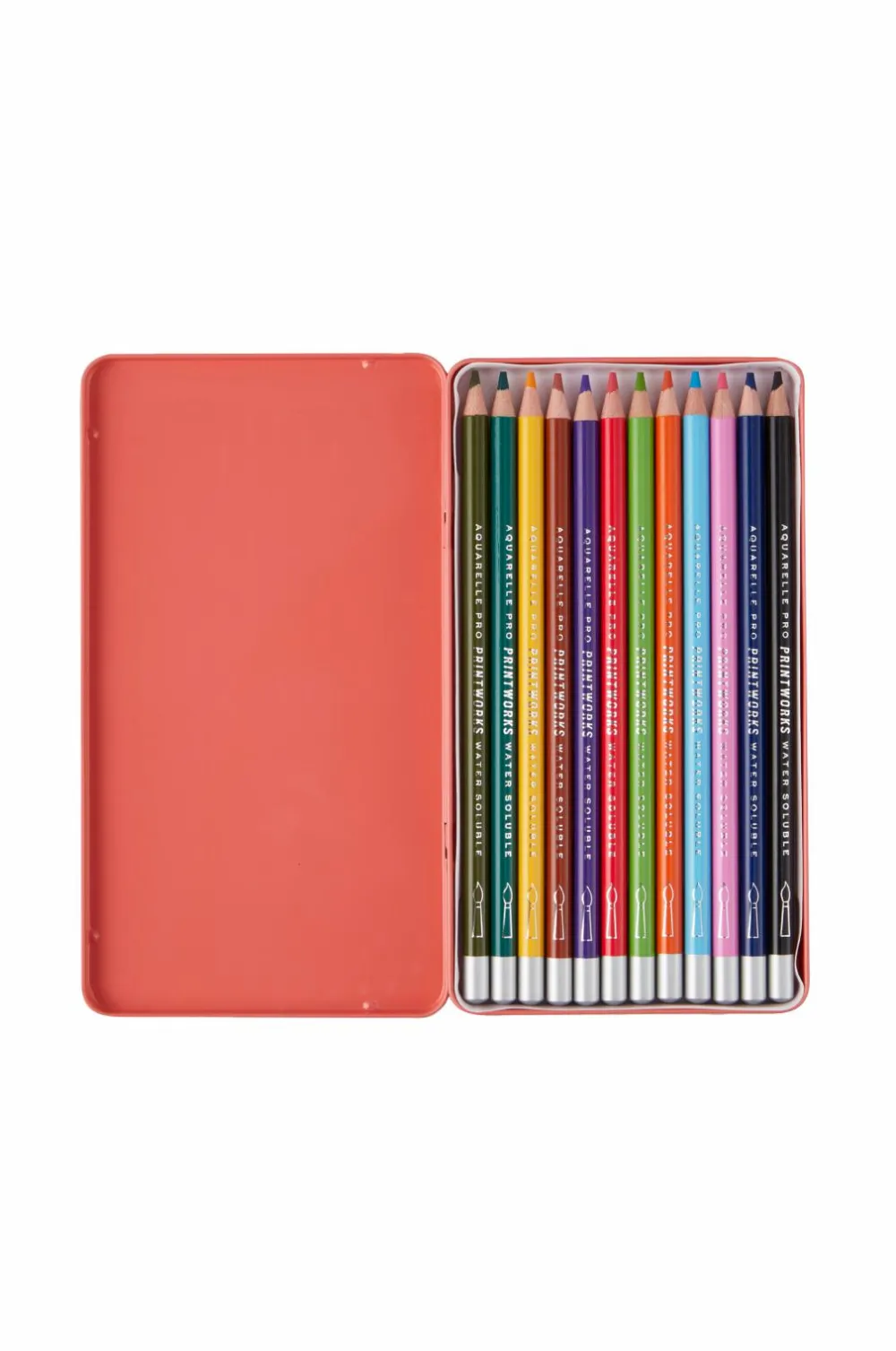 PRINTWORKS 12 Colour pencils - Aquarelle Patchworkmønster New