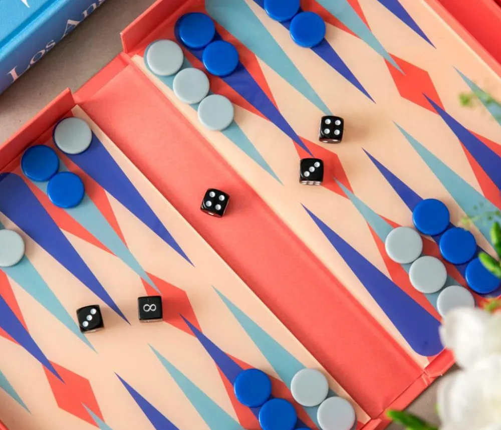 PRINTWORKS Pynteting>Backgammon - The Art of Backgammon Rusty/misty grey