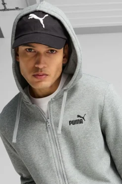 Puma Hættetrøje Ess No. 1 Logo Full-zip Hoodie FL Medium gray heather