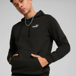 Puma Hættetrøje Ess Small No. 1 Logo Hoodie FL Puma black New